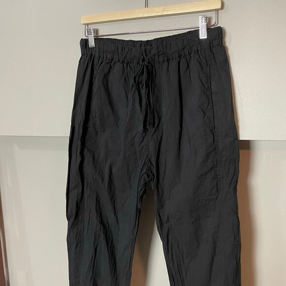 Xirena Draper Pants in Black SZ MEDIUM Cotton Pull-On Lagenlook Pants EUC $185 - Picture 4 of 10